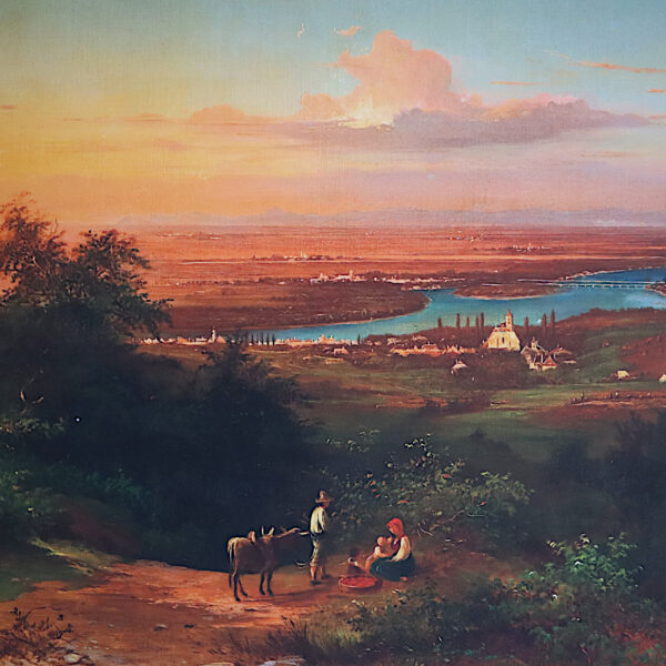Blick über Heiligenstadt, Josef Schwemminger, ca. 1860